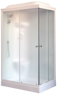 Душевая кабина Royal Bath HP левая стекло белое/матовое 120x80см RB8120HP6-WC-L